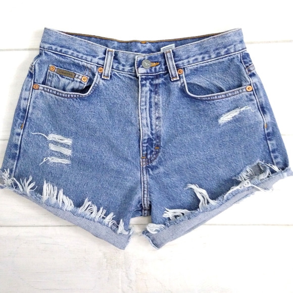 Calvin Klein Pants - Vintage 90's High Waisted Calvin Klein Shorts 28